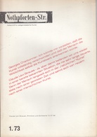 nothpforten-str. heft 1.73 [1973]. zeitschrift für zeitgenössische kunst