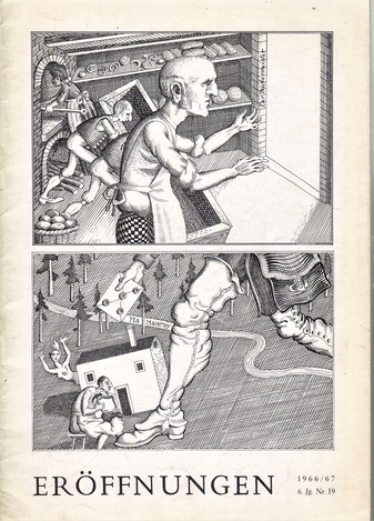 ERÖFFNUNGEN. Magazin für Literatur & bildende Kunst. 6. Jg., Nr. 19, 1966/67