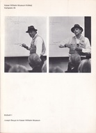 Joseph Beuys im Kaiser Wilhelm Museum. Bildheft 1