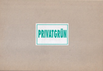PRIVATGRÜN [1994]. 21 Skulpturen und Installationen von 21 Bildhauern/innen in 21 Kölner Privatgärten