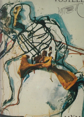 WOLF VOSTELL. pinturas-dibujos-objetos 1975 - 1986, dedicado a los Reyes de Espana. WIDMUNGSEXEMPLAR