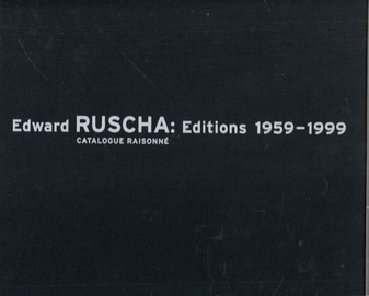 Edward RUSCHA: Editions 1959-1999. Catalogue Raisonne, Volume 1 [Prints/ Books/ Misc.] & Volume 2 [Essays, Entries, Info.]
