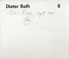 Dieter Rot. Gesammelte Werke Band 8. 2 Books [signiertes Exemplar]
