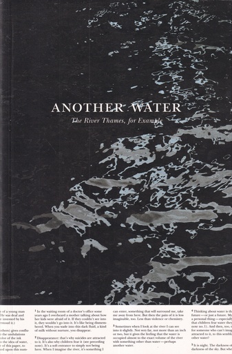 Roni Horn. ANOTHER WATER. The River Thames, for Example