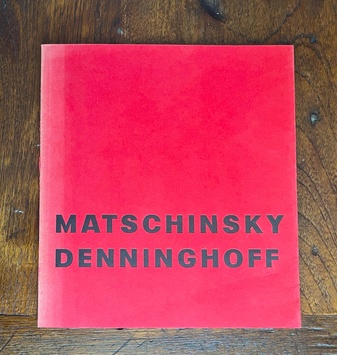 MATSCHINSKY-DENNINGHOFF. Plastik und Zeichnung