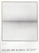 WILLEM VAN ALTHUIS. stedelijk museum amsterdam, 18 april - 19 mei 1975. catalogusnummer:  582