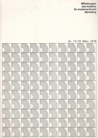 Mitteilungen des Instituts für moderne Kunst Nürnberg Nr. 17/ 18 März 1978