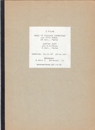 2 FILME. BACK TO FUCKING CAMBRIDGE von Otto Muehl, 65 min., Farbe/ GUSTAV ZIMT von A.R. Penck, 5 min., Farbe. SAMSTAG, 14.11.87, 23:00 Uhr, Broadway, Köln
