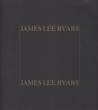 James Lee Byars im Westfälischen Kunstverein 18. July bis 26. September 1982