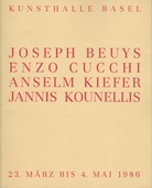 Joseph Beuys/ Enzo Cucchi/ Anselm Kiefer/ Jannis Kounellis. Kunsthalle Basel, 23. März bis 4. Mai