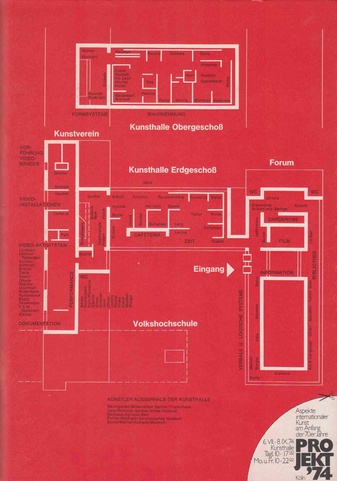 Projekt '74. Ausstellungsführer. Kunst bleibt Kunst. Aspekte internationaler Kunst am Anfang der 70er Jahre.