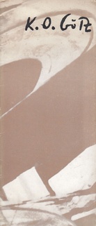 K.O. Götz Juni 1960. Galerie Daniel Cardier