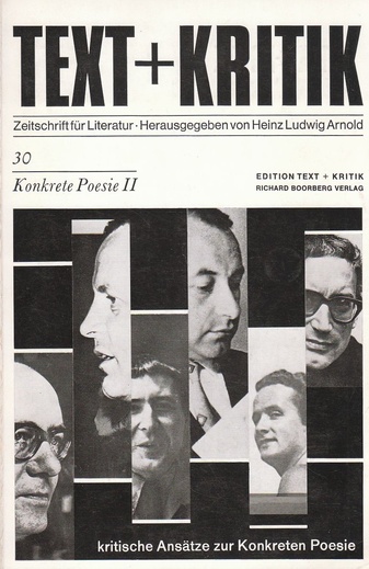 Text + Kritik. Zeitschrift für Literatur, Heft 30. Konkrete Poesie II - kritische Ansätze zur konkreten Poesie