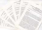 ORGANISATION FÜR DIREKTE DEMOKRATIE: ORGANISATION/ PARTEIEN/ GEWALTENTEILUNG/ MARKTWIRTSCHAFT/ DEMOKRATIE/ ANARCHIE [6 Hefte/  pamphlets]