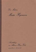 Die Malerin Marta Hegemann.