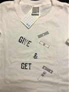 LAWRENCE WEINER. GIVE & GET/ HAVE & TAKE. [T-SHIRT/ MULTIPLE]