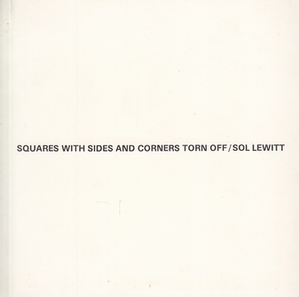 SQUARES WITH SIDES AND CORNERS TORN OFF/ SOL LEWITT