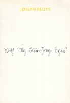 JOSEPH BEUYS. With my blue-grey eyes