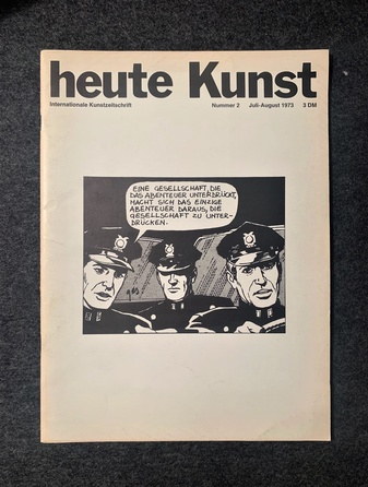 heute Kunst Nummer 2/ Juli-August 1973. Internationale Kunstzeitschrift