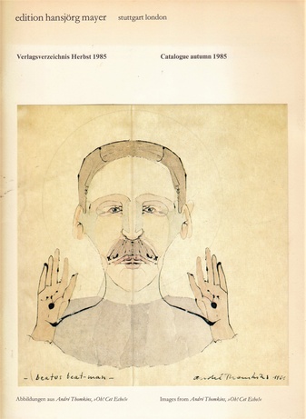 edition hansjörg mayer. Verlagsverzeichnis Herbst/ [Publishers] catalogue autumn 1985