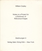 William Copley. Notes on a Project for a Dictionary of Ridiculous Images. Zeichnungen 3
