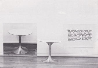 Joseph Kosuth. Photoinvestigations 1945. The First investigation 1967 [invitation card/ Einladungskarte]