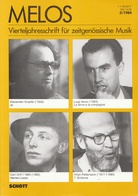 MELOS Nr. 3/1984. Vierteljahreszeitschrift für zeitgenössische Musik 