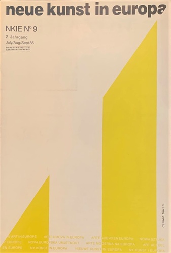NKIE - neue kunst in europa No. 9, 2. Jahrgang. July7 Aug/ Sept 1985