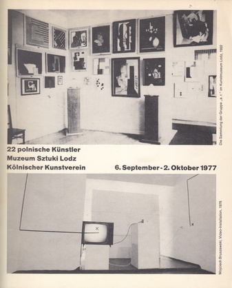 22 polnische Künstler. Aus dem Besitz des Muzeum Sztuki Lodz.
