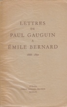 LETTRE DE PAUL GAUGUIN A ÉMILE BERNARD. 1888 - 1891