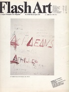 Flash Art no. 88-89, March-April 1979/ heute Kunst Nummer 25, März-April 1979. International Kunstzeitschrift/ International Arts Review,