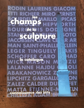 les champs de la sculpture. catalogue. Paris, 1996