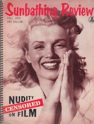 Sunbathing Review. Fall, 1958. MARILYN MONROE
