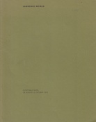 LAWRENCE WEINER. A SELECTION OF WORKS WITH COMMENTARY BY/ EINE WERKAUSWAHL MIT EINEM KOMMENTAR VON R. H. FUCHS