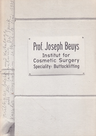 Joseph Beuys, Multiples, Bücher und Kataloge aus der Sammlung Dr. med. Speck