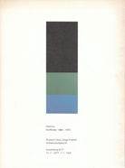 Stoffbilder 1966 - 1972