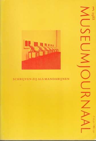 MUSEUMJOURNAAL, jaargang 33, 3/ 1988