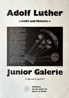 Adolf Luther. Licht und Materie [Plakat/ Poster]