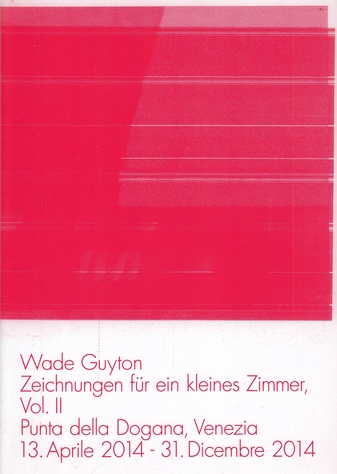Wade Guyton. Zeichnungen für ein kleines Zimmer, Vol. II. Punta della Dogana, Venezia/ 13. Aprile 2014 - 31. Dicembre 2014