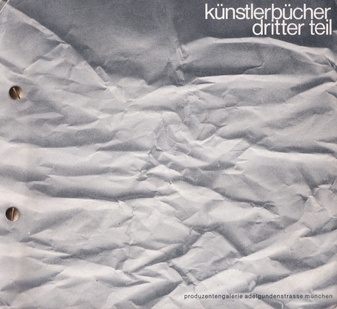 künstlerbücher dritter teil
