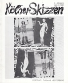 Kölner Skizzen. 2. Jahrgang. Heft 3/ 1980. Portrait: Thomas Hesterberg